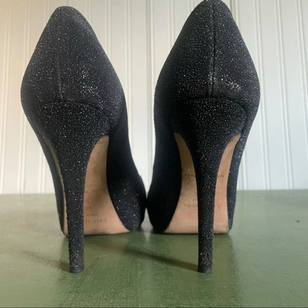 Kate Spade LORI Sugar Suede Sparkly Heels